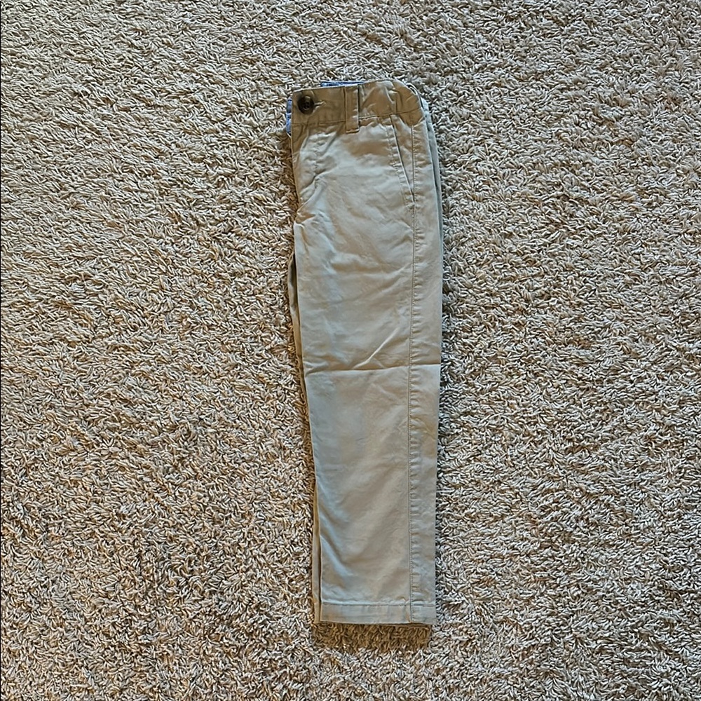 Boy’s Tan Pants with adjustable waist